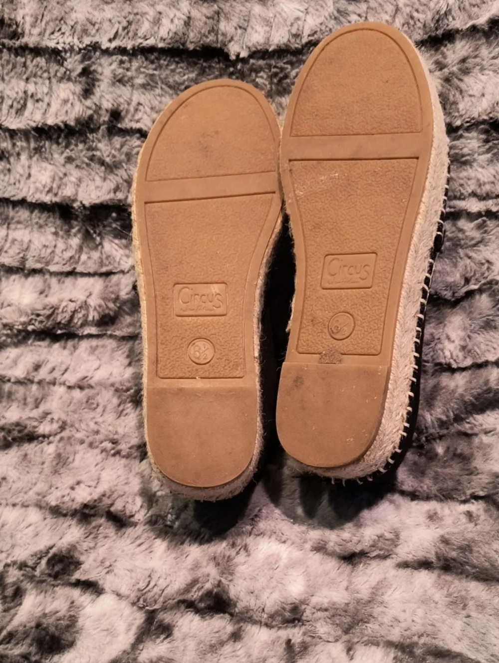 Circus by Sam Edelman Black Slip-On Espadrille Women's